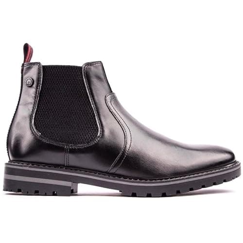 Image of Base London Mens Cutler Chelsea Boots Black 6 UK