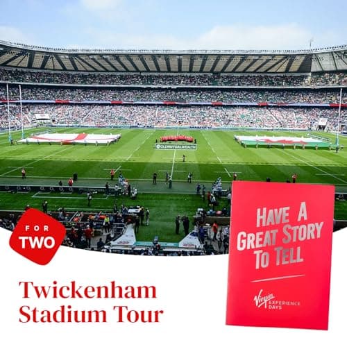 Image of Virgin Experience Days Twickenham Stadium Tour for Two - See the England team dressing room and players tunnel, and visit the World Rugby Museum