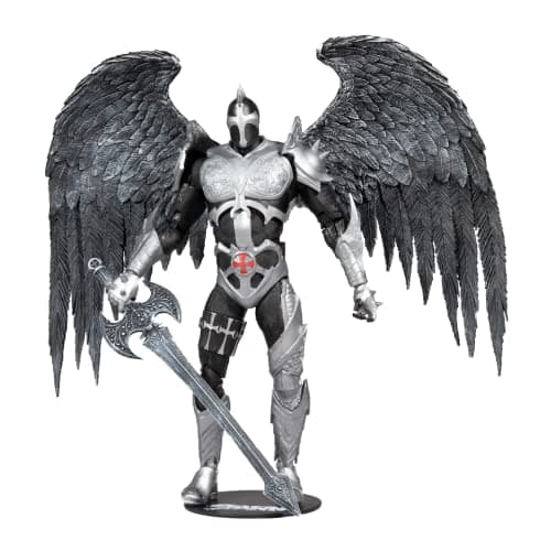 Image of McFarlane Toys, Spawn Comic 7-inch The Dark Redeemer Spawn Action Figure with 22 Moving Parts, Collectible DC Figure with Accessories and Collectors Stand Base – Ages 12+