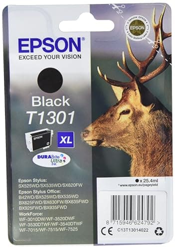 Image of EPSON Stag Ink Cartridge for Epson WorkForce WF-3520DWF Series - Black