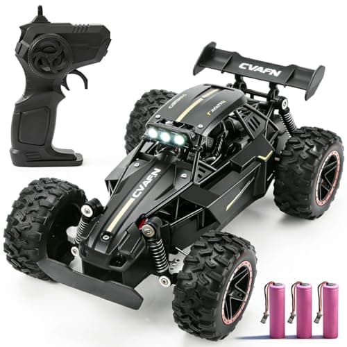 Image of Jiakora Remote Control Cars, 2.4GHz High-Speed RC Car for Kids, 1:16 Scale 2WD Off-Road Monster Truck with 3 Batteries for 60min Playtime, Electric Remote Control Vehicle Toys for Age 3+ Boys & Girls