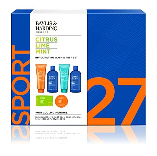Image of Baylis & Harding Men's Citrus Lime & Mint Invigorating Shower & Prep Gift Set - Vegan Friendly