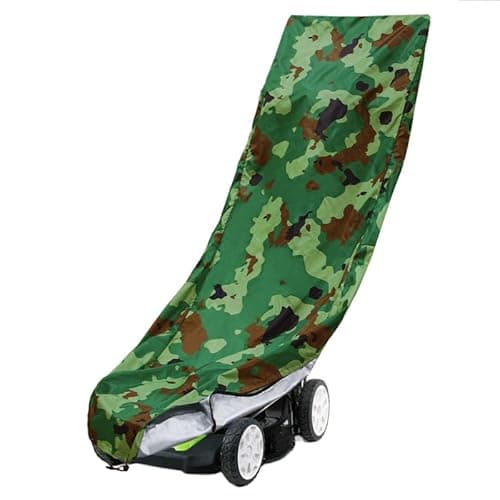 Image of Lawnmower Cover for AL-KO Easy 4.20 P-S 2014-2023 2024 2025 2026+, Universal Lawn Mower Covers Waterproof Windproof Anti-UV Oxford Outdoor Protector Storage,A/Green