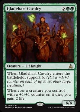 Image of Magic The Gathering - Gladehart Cavalry (132/184) - Oath of The Gatewatch - Foil