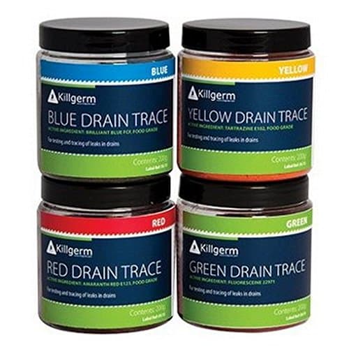 Image of Drain Tracing Dyes - For testing and tracing leaks in drains - Red