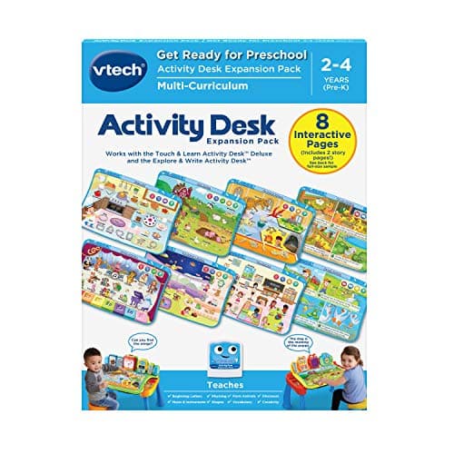 Image of VTech Touch and Learn Activity Desk Deluxe Expansion Pack - Get Ready for Preschool (Packaging May Vary)