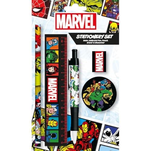 Image of Pyramid International, Marvel (Classic Comics) Stationery Set – A Wonderful Gift for Fans of Marvel’s Iconic Superheroes, One Size