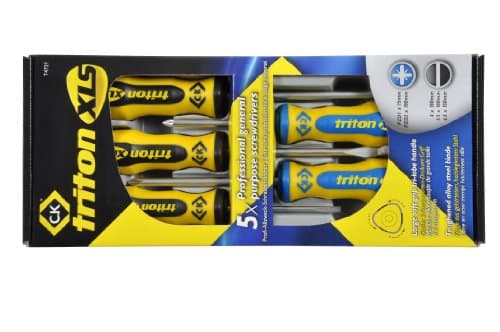 Image of C.K T4727 Triton XLS Screwdriver Set SL/PZ (5 Pieces)