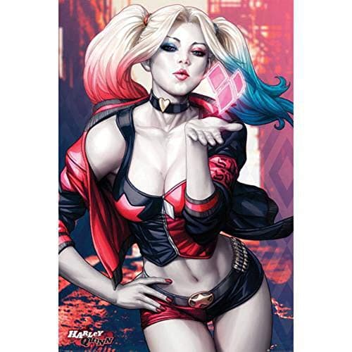 Image of Pyramid International Batman (Harley Quinn Kiss) 61 x 91.5cm Maxi Poster