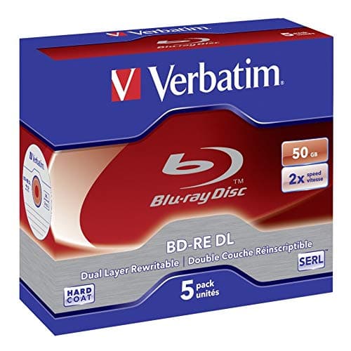 Image of Verbatim BD-R Dual Layer - Blu-ray Disc 50 GB, 6x Burning Speed, Jewel Case, 5-Pack
