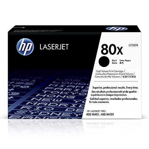 Image of HP CF280X 80X High Yield Original LaserJet Toner Cartridge, Black, Single Pack