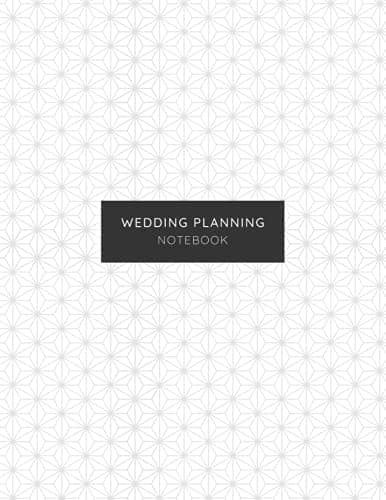 Image of Wedding Planning Notebook: Minimalist Pattern Cover – Wedding Workbook – Wedding Guide – Wedding Organizer – 112 pages - 8.5x11 inches