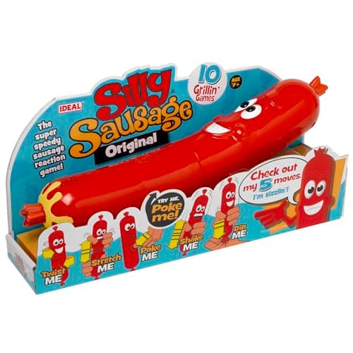 Image of Ideal | Silly Sausage: The super speedy sausage reaction game | Family Games | For 1+ Players | Ages 7+