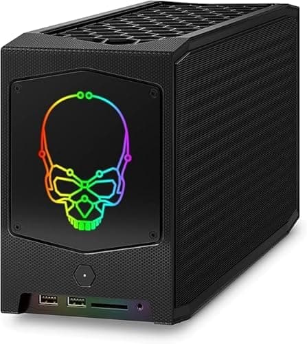 Image of Intel NUC 11 extreme NUC11BTMi7 Home & Business Mini Desktop Core i7 Gaming PC, 8-Core, NO RAM&SSD, NO IOS,UHD, WiFi, Bluetooth, HDMI, USB 3.1, SD Card, Black(barebone)