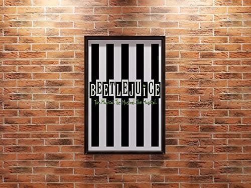 Image of The House of Ember Beetlejuice BEST UK MUSICAL THEATRE POSTERS On 250gsm PRINT MATERIAL ART CARD A4 Reproduction Poster A4