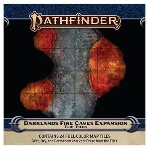 Image of Pathfinder Flip-Tiles: Darklands Fire Caves Expansion