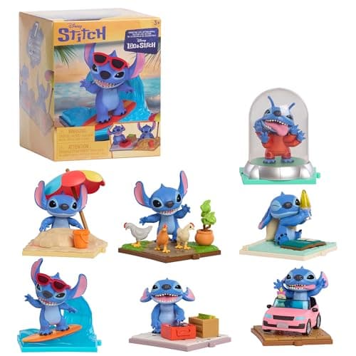 Image of Just Play Disney Stitch Live Action Movie Time 3" Collectible Figures, Blind Box Collectible Toys, Home Decor, Kids Toys 3+