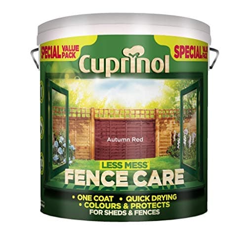 Image of Cuprinol Less Mess Fence Care 6L Autumn Red (445683) by Cuprinol
