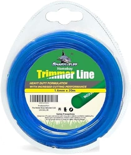 Image of Shark-Tuff® 20M Universal Strimmer Wire Heavy Duty | 1.2mm 1.6mm 2mm Strimmer Cord | Grass Trimmer Strimmer Line | Fits All String Trimmer Models