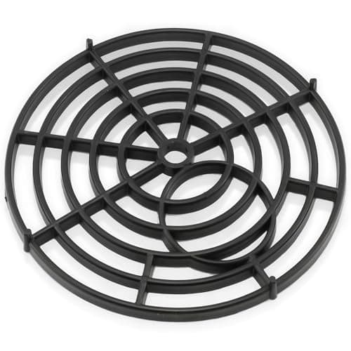 Image of Black Drain Cover - (6",150mm) - Diameter Plastic Outdoor Drain Cover To Stop Leaves and Debris, Gully Grid
