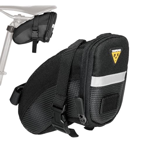 Image of Topeak Aero Wedge Pack Saddle Bag, Strap Fit, Small, Black