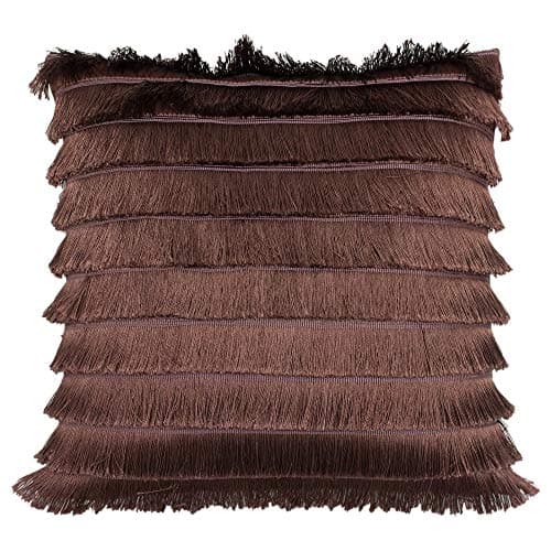Image of Furn Flicker Cushion Cover-Polyester-Rock Rose-45cm x 45cm (18" x 18 inches), (18" x 18" inches)