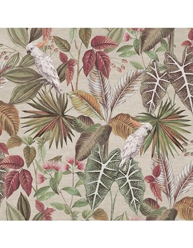 Image of Arthouse Vintage Parrot Multi Vinyl Wallpaper 296908