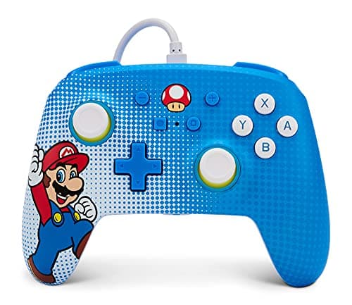 Image of PowerA Enhanced Wired Controller for Nintendo Switch - Mario Pop Art