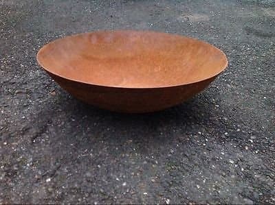 Image of Zen Man Fire Bowl in Natural Grate (50 cm Diameter) 50 x 50 x 14 cm 1.8 mm