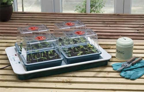 Image of Garland GAL40FT Four Top Electric Thermostatic Propagator, Green, 60x41x20 cm