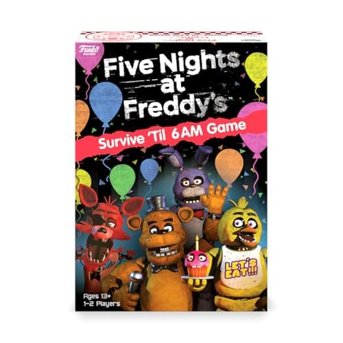 Image of Five Nights at Freddy’s – Survive 'til 6AM Funko Board Game Survival Focused Solo Or 2 Players Game Mode Light Strategy Board Game For Children And Adults (Ages 13+) 51761