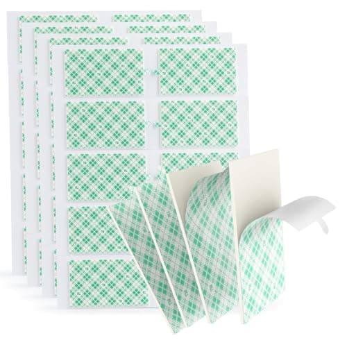 Image of 3M Double Sided Foam Tape Self-Adhesive Mounting Tape 40Pcs 4026 5cm x 2.5cm 0.15cm Thick White Double Coated Urethane Sticky Rectangular Pads for Walls Car Home Office DIY Card