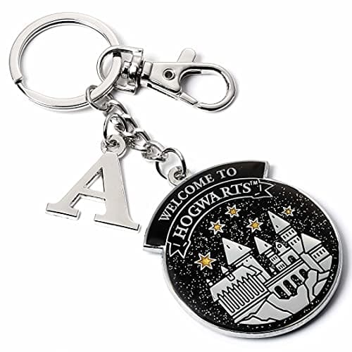 Image of Harry Potter Official Personalised Hogwarts Keyring A Initial