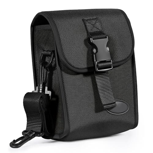 Image of Universal 50mm Roof Prism Binocular Case, Portable Binocular Bag with Detachable Shoulder Strap, Accessory for Valuable Binoculars