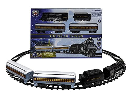 Image of Lionel Polar Express Battery Operated Mini Model Train Set Standard, Multicolor, 711925