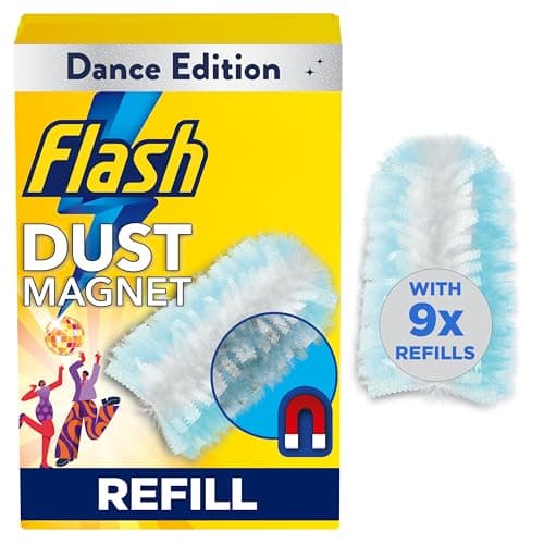 Image of Flash Dust Magnet Duster Sunkissed Refills 9X, Traps & Locks 3X More Dust & Hair Vs Traditional Feather Duster