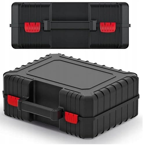 Image of Heavy KHV40 Tool Box - Robust Machine Case 38.5 x 33.5 x 14.5 cm | Impact-resistant Plastic Case for Power Tools | Sturdy ABS Closures & Carry Handle | Tool Box for Professionals & DIY Enthusiasts