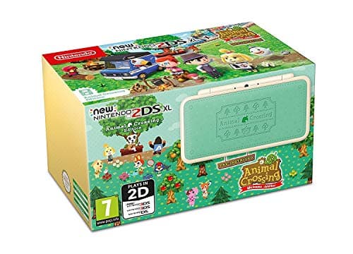 Image of New Nintendo 2DS XL Handheld Console - Pre-installed with Animal Crossing New Leaf: Welcome amiibo