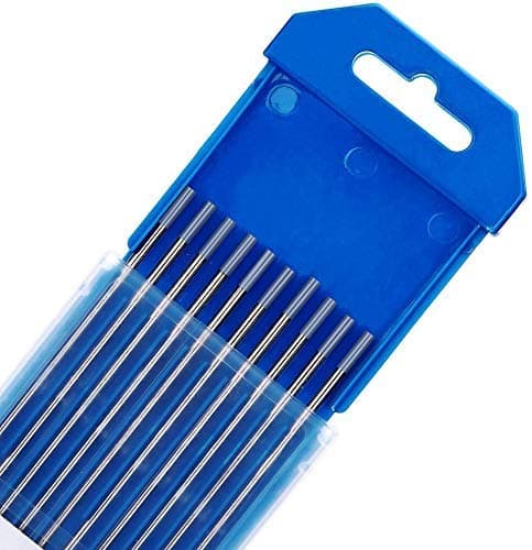 Image of TEN-HIGH TIG Tungsten Electrodes, Cerium 2%, WC20(Grey) Cerium Tungsten Electrode for TIG Welding, 2.4mm x150mm 10pcs Pack.
