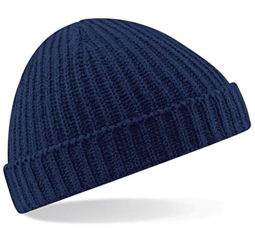 Image of Beechfield Unisex Trawler Beanie French Navy ONE Baseball Cap, Blue (French Navy), One Size