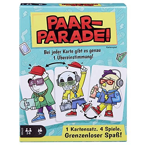 Image of Mattel Games GTH20 Couple Parade Card Game, Board Game, Family Game from 7 Years