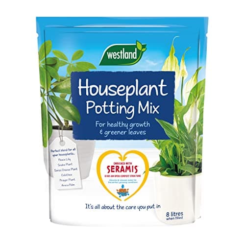 Image of Westland Houseplant Potting Compost Mix and Enriched with Seramis, 8 L , 60x27x33 cm