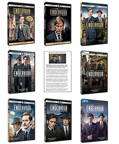 Image of Masterpiece Mystery!: Endeavour Collection Including Pilot & Series 1-8 Plus Bonus Cast Guide (18 DVDs)