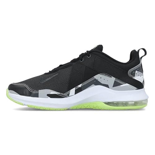 Image of NIKE Air Max Alpha Trainer 2 Men's Gym Trainers (Black/Grey/White/Volt, UK Footwear Size System, Adult, Men, Numeric, Medium, 11)