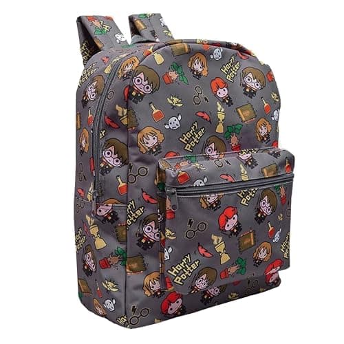 Image of Harry Potter School Bag Backpack Girls Boys School Rucksack Chibi Character Print