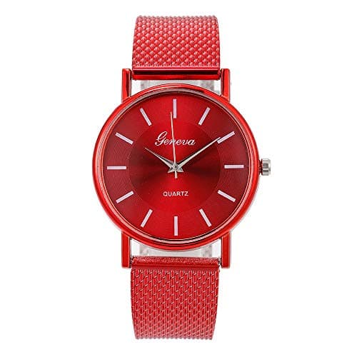 Image of Women Watched High End Quartz Watch Distinguished Glass Blue Women's Watch (D, One Size)