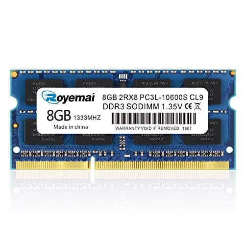 Image of ROYEMAI 8GB PC3-10600 DDR3 1333MHz Sodimm 2Rx8 1.35V CL9 Non-ECC Notebook RAM Memory Upgrade for MacBook iMac