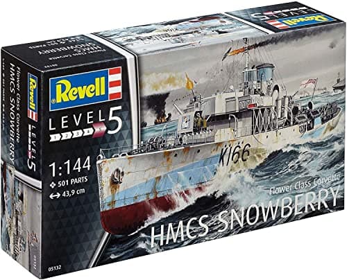 Image of Revell 05132 Flower Class Corvette HMCS Snowberry 1:144 Scale Unbuilt/Unpainted Plastic Model Kit