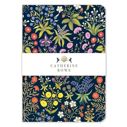Image of Museums & Galleries A5 Journal - Softcover Notebook - Medieval Floral Catherine Rowe Design - 148 x 210mm - Special Finish - Artistic Stationery
