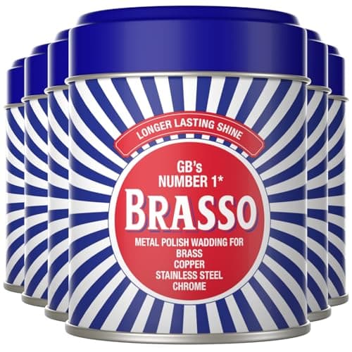 Image of Brasso Metal Polish Wadding, 6 Packs of 75g